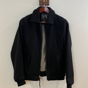 Armani Exchange Wool Bomber Jacket